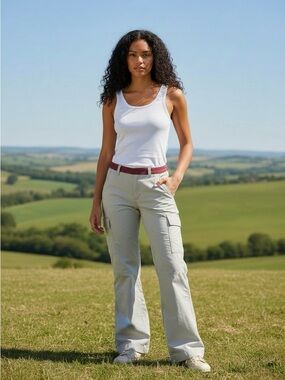 Abercrombie & Fitch Rare Vintage Y2K Women’s Military Cargo Pants Size 8